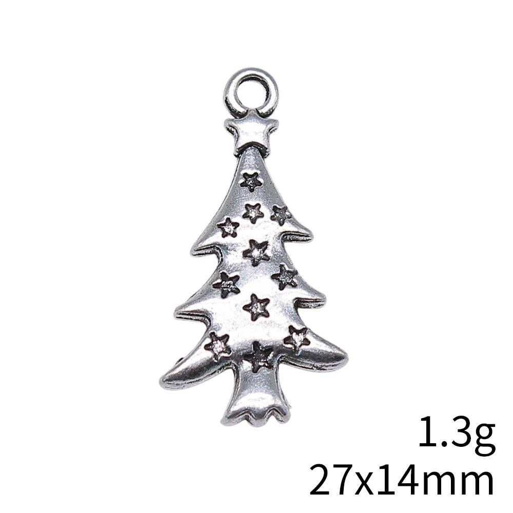Back To School Charms For Keychains Christmas Tree Charms Pendant Backpack Craft Pendants
