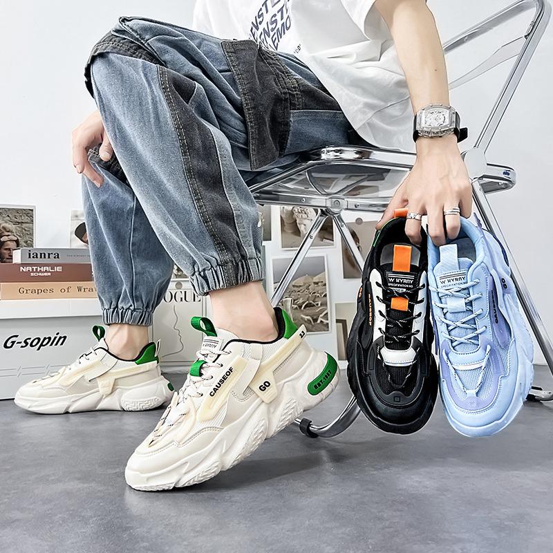 Originální pánské ležérní tenisky 2024 Sportovní běžecké boty Pánské platformové boty Síťované prodyšné Pánské tenisky tenis masculino