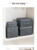 Foldable Dustproof Clothes Storage Box with Lid for Wardrobe