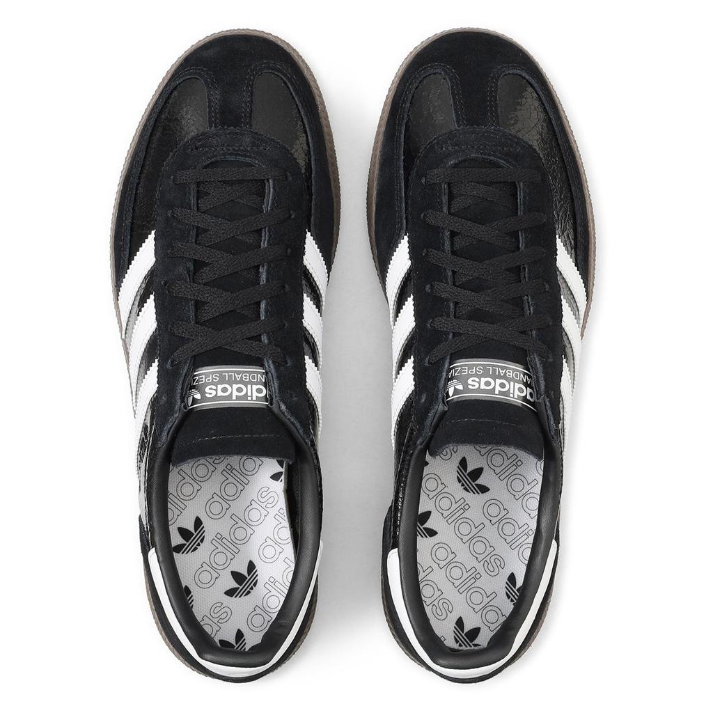 adidas Handball Spezial Black White Cracked Unisex Sneakers JR6512