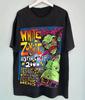 T-shirt Nera Banda White Zombie Remake Base Manica Corta Grafica Unisex