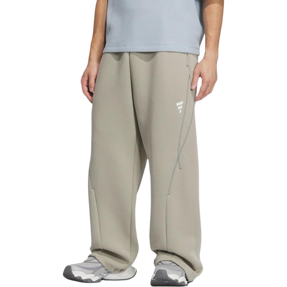 adidas Knitted Sweatpants Men's Leather Gray KB4602