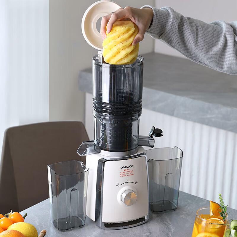 DAEWOO DYYZ-08Y25 Automatic Slow Juicer - Nebula White CN plug (adapter included)