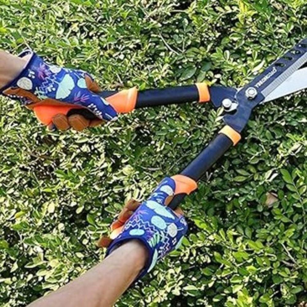 Anti-Tangle Leather Gloves Microfiber Work Gloves Multifunctional Thorn-Proof Gloves  Planting