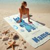 Custom Name Stitch's Sign Stylish Digital Printing Beach Towel Quick‑Drying Absorbent Blanket for Beach Pool Gym Travel