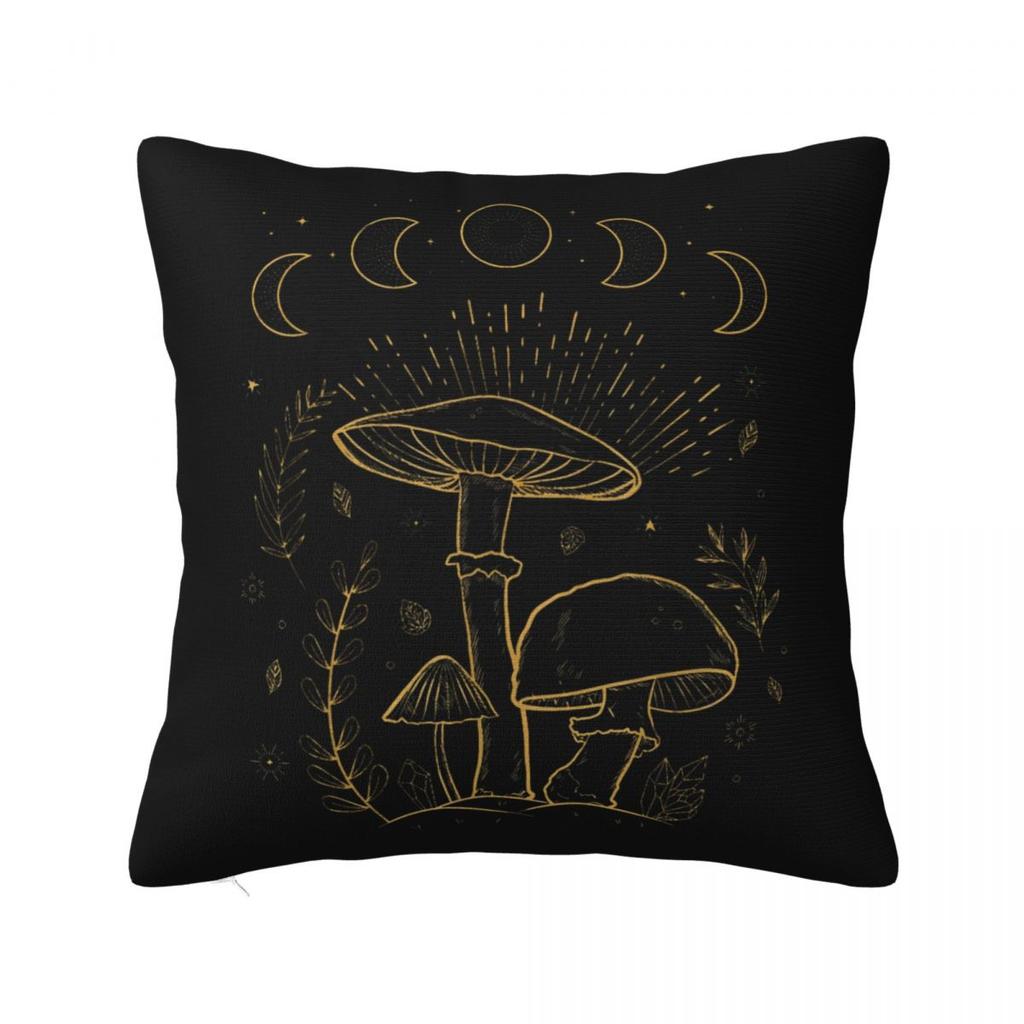 Cottagecore Aesthetic Frog Goblincore Grugne Fairycore Mushroom Pillow Covers Home Cushion Cover Cool Throw Pillow Case 4040