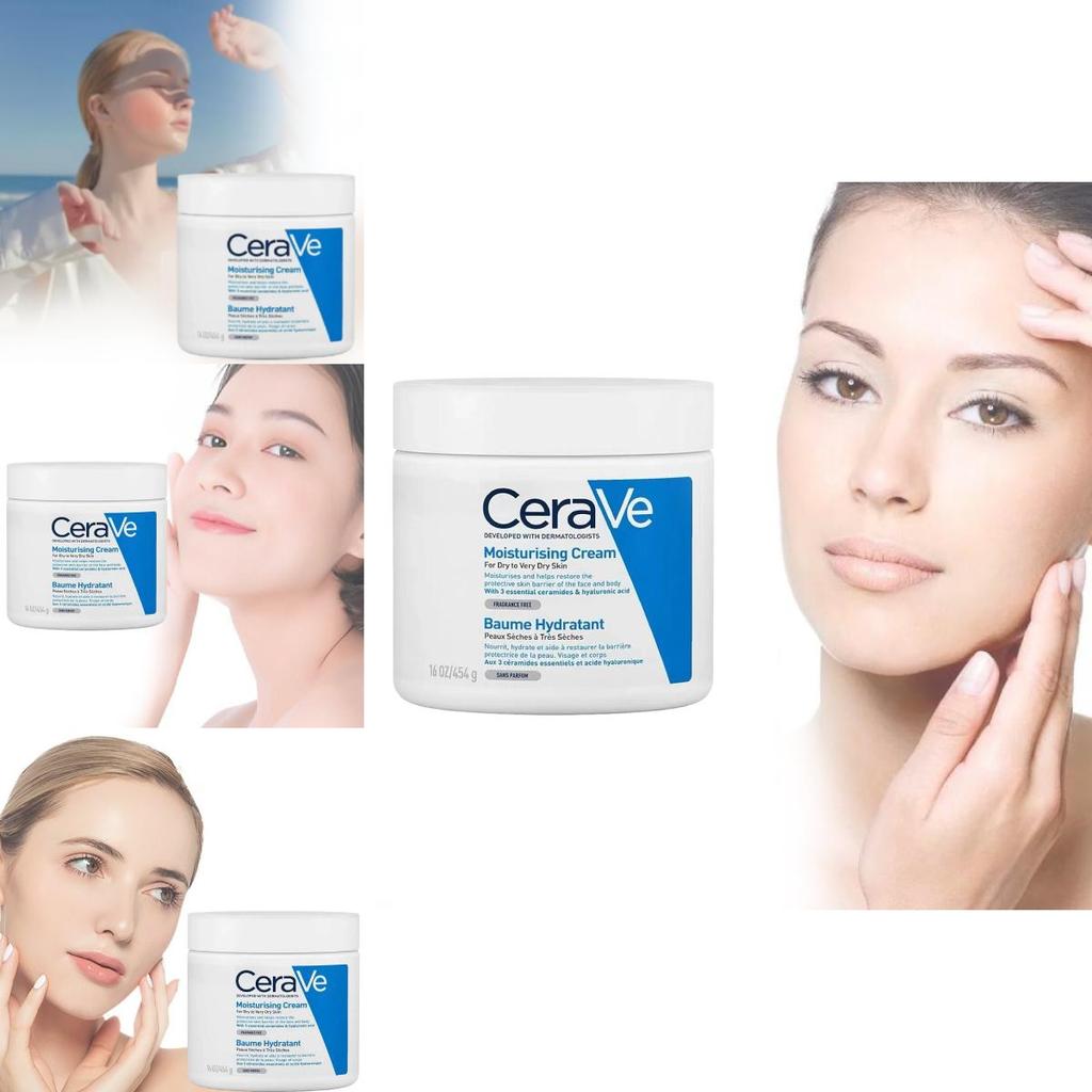 Cerave Hydrating Moisturizing Cream For All Skin Types Lightweight And Nourishing Formula