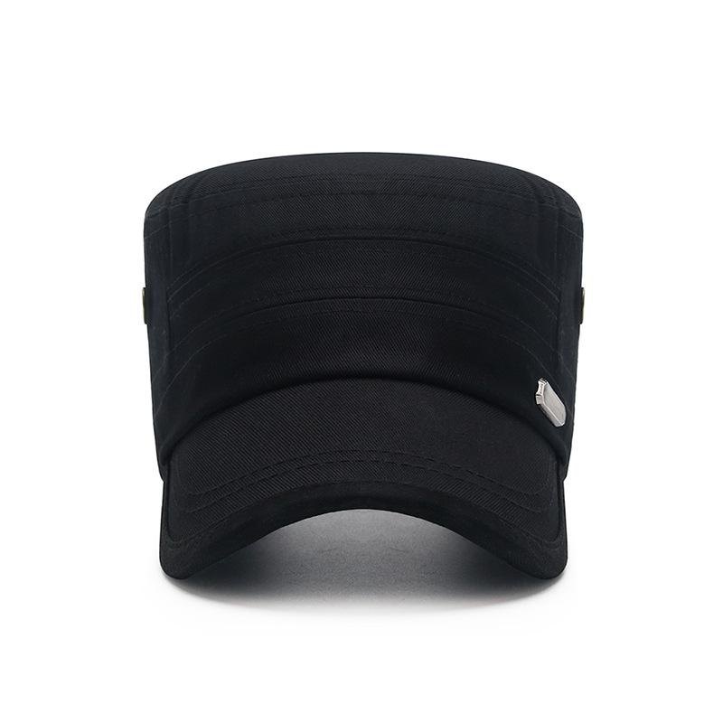 Zhen Yueqi Men's Korean Style Casual Sunshade Flat Top Cotton Hat