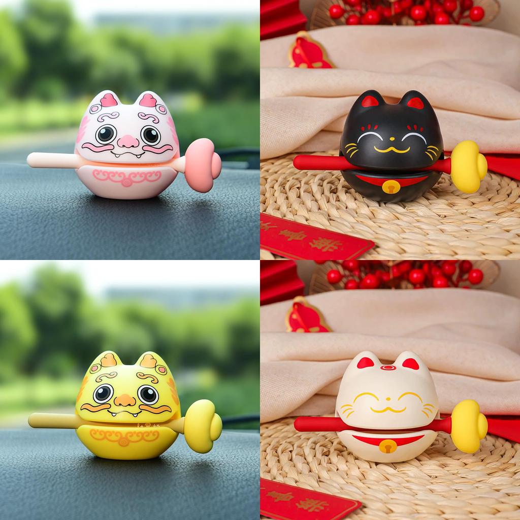 Traditional Pixiu Wooden Fish Percussion Toy For Stress Relief Office Decor Gift For Students