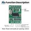 Mini Bluetooth 5.4 Audio Receiver Module 2.0 Dual Channel Stereo Decoding Board for Audio Systems