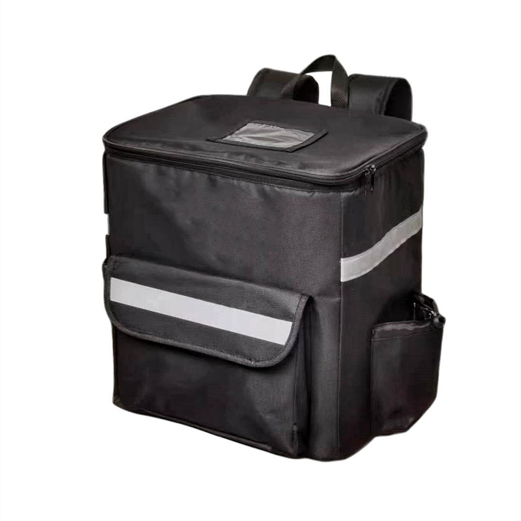 Сумка для доставки пиццы с двумя плечами, переносная сумка для доставки, большая вместимость, утолщенная изоляционная сумка