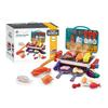 Elektrisches Spielzeug-BBQ-Grill mit realistischen Lichtern, Dampf, Lern-Bildungs-Geschenk, Farbe Lebensmittel, Geräusche, Zisch-Rollenspiel Cha N0g6