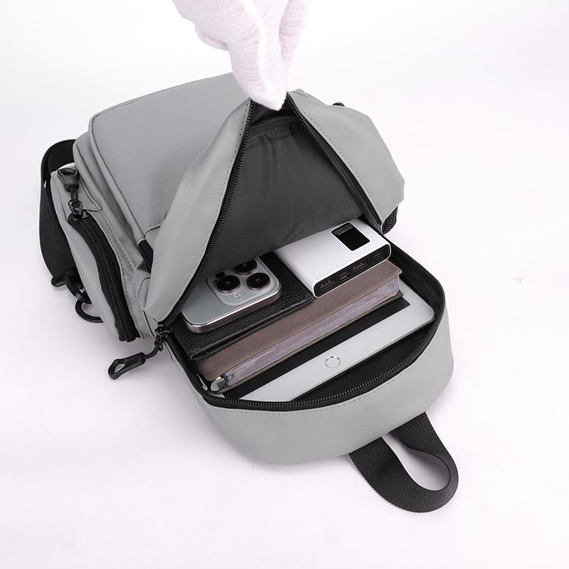 Men's Chest Bag Lightweight Outdoor Shoulder Bag Commuter Travel Backpack