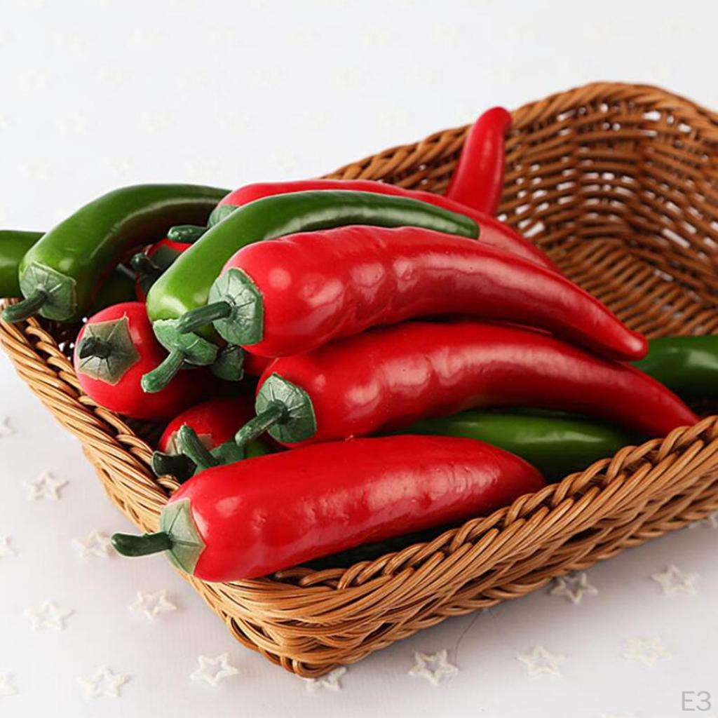Chili, Simulation Artificial Food Chili Model Decoration