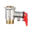 Durable Brass Safety Valve, Adjustable Pressure Relief Valve, Protects Against Overpressure In Closed Water Systems