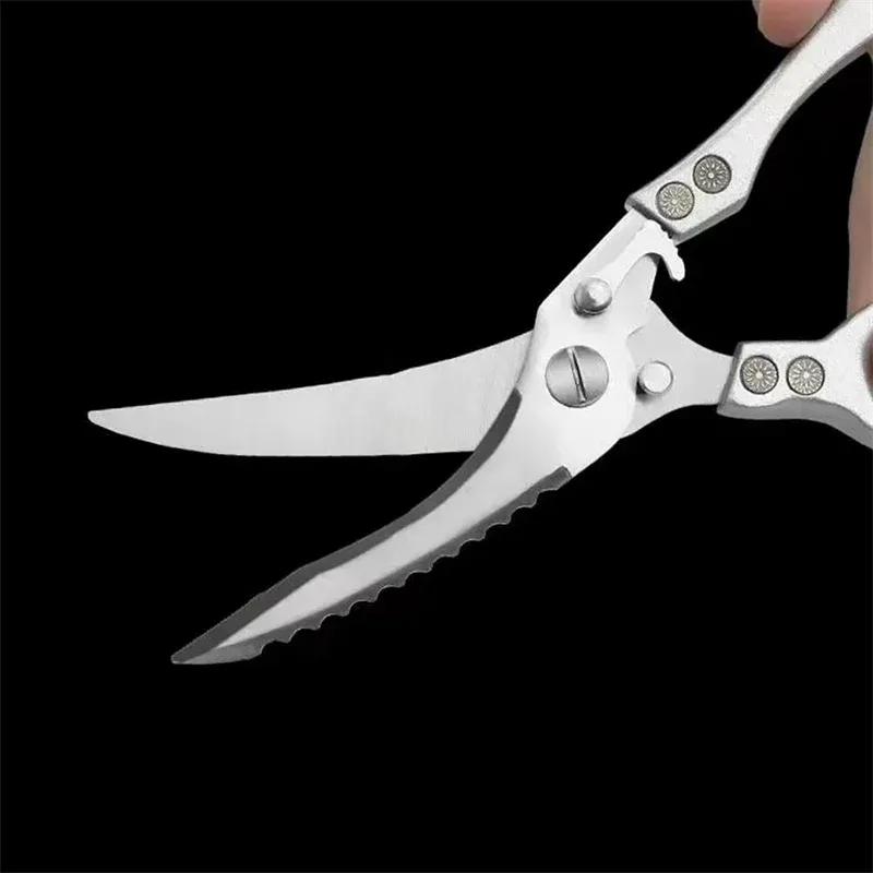 Stainless Steel Kitchen Scissors Fish Scales Duck Fish Knife Kitchen Accesories Home Clean Meat Accessory Knives Accessories Bar