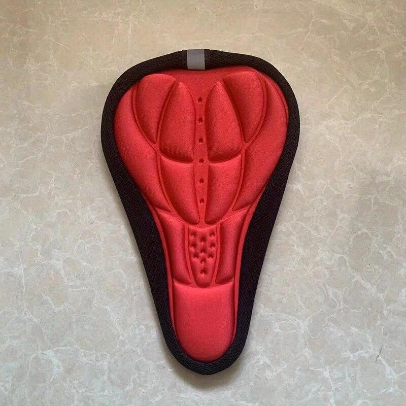 Mountain Bike Riding Thickened Silicone Seat Cover Bicycle Cushion Cover Silicone Seat Cover Soft Outdoor Accessories Saddles