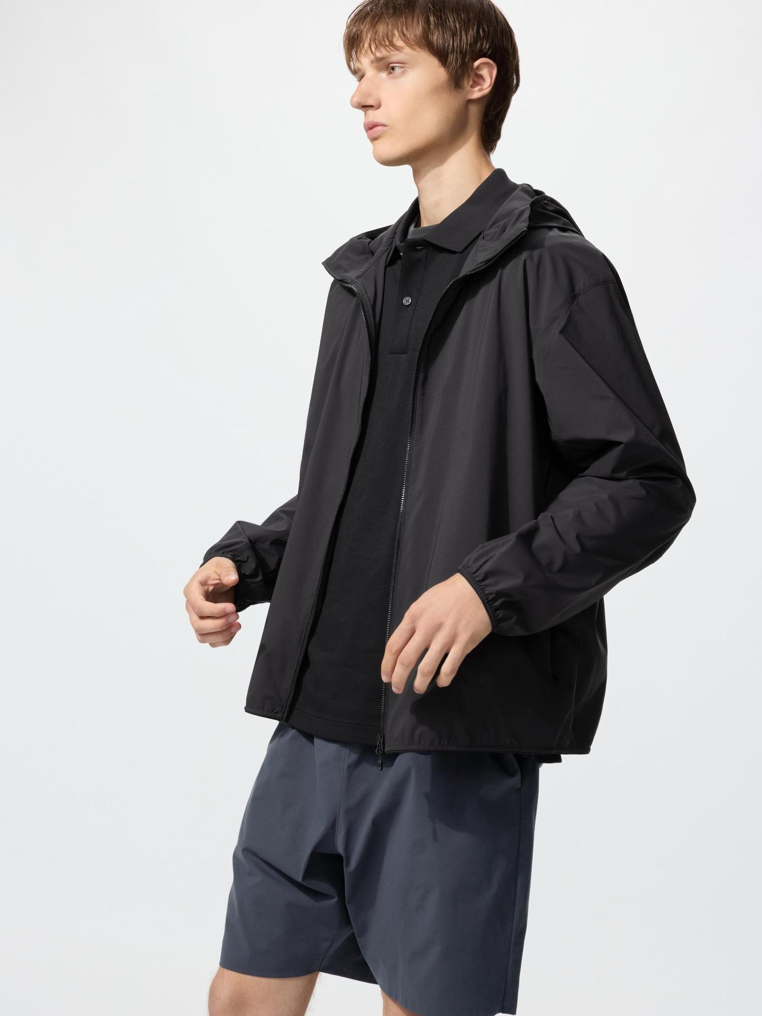 Uniqlo Japan Pockable Uv Cut Hoodie Nanodesign 09 BLACK/S
