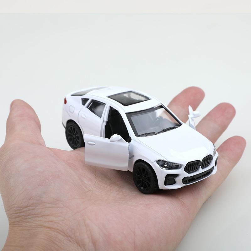 (Bagged) 1/43 scale replica X7 SUV children's toy car, die-cast metal, boy's toy, pocket pullback toy car