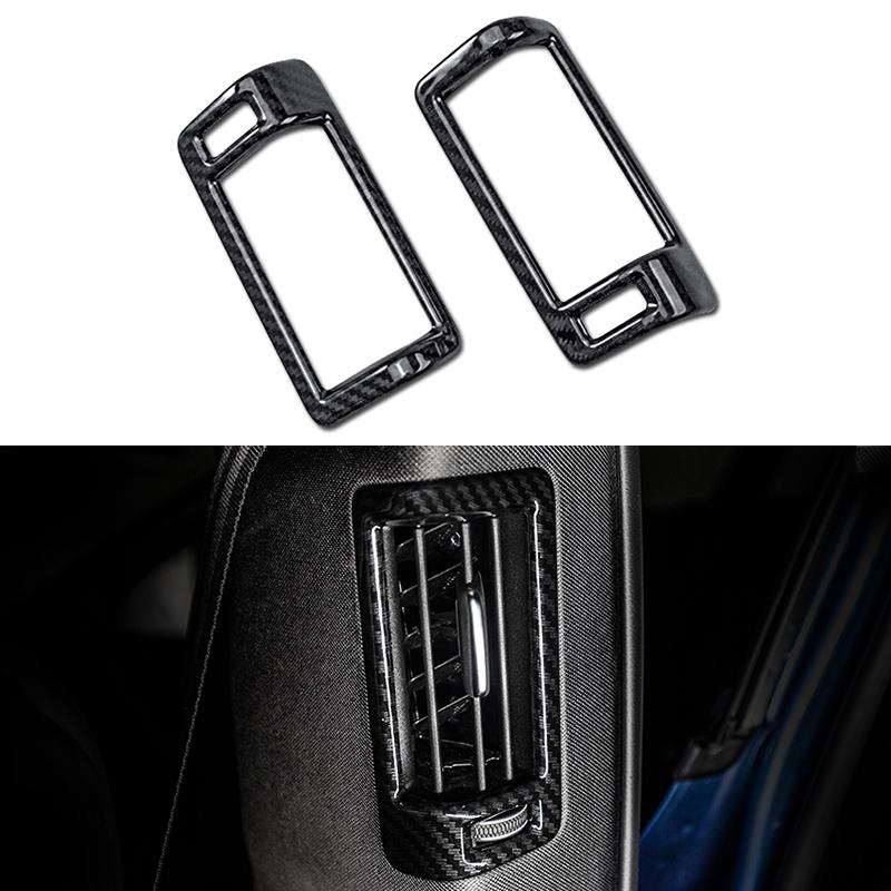 Car Rear B Pillar Air Vent Outlet Panel Cover Decorative Trim For Volvo XC60 XC90 S90 V90 2018-2020 2021 2022 2023 2024 2025