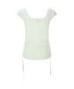 Peullijeunopallou Maya Lace Shirring Short Top (Mint)