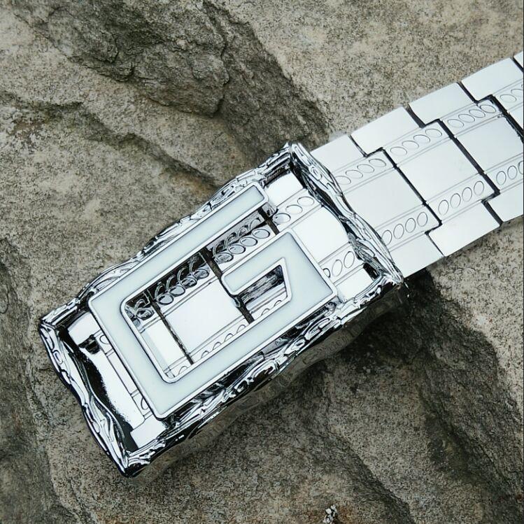 Belt Buckle Self-Defense Belt Men's Weapon Smooth Buckle Simple Multifunctional Whip Metal Decorative Belt