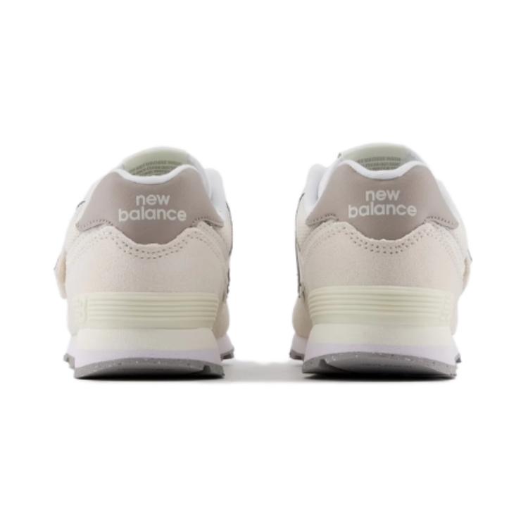 New Balance Nb 574 Comfortable Lightweight Low-Top Casual Shoes Kids Sneakers Off-White PV574ESC