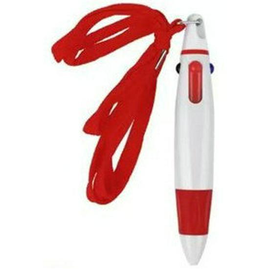 Set di Penne con Corda in Nylon Multicolore per Cancelleria e Viaggio