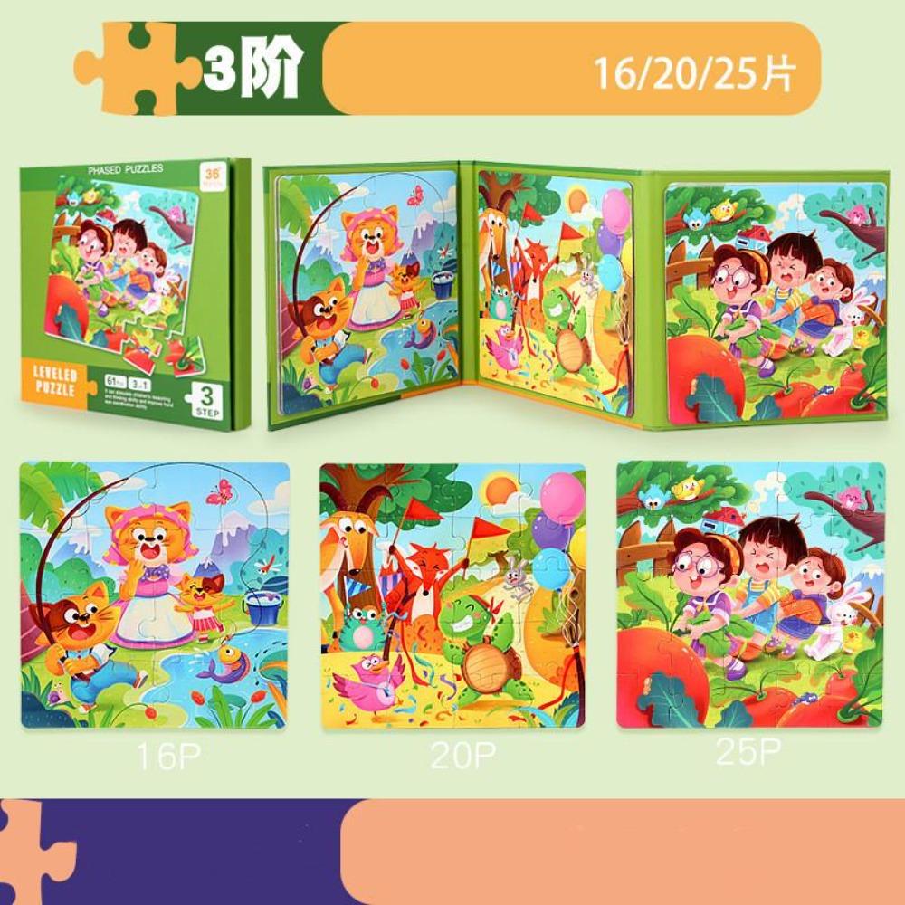 Magnetic Puzzles Portable Book Vehicle Ocean Dinosaur Jigsaw Montessori Early Education With Magnet Boys Girls Toys For Children