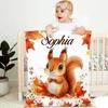 VIKAMA Personalized Baby Blanket, Suitable For Both Boys And Girls, Is Ideal For Children And Toddlers, And Is Soft