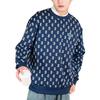 MLB Monogram Series Boston Red Sox Vintage Crewneck Sweatshirt Unisex sweatshirt Navy-Blue 3AMTM0241-43NYS