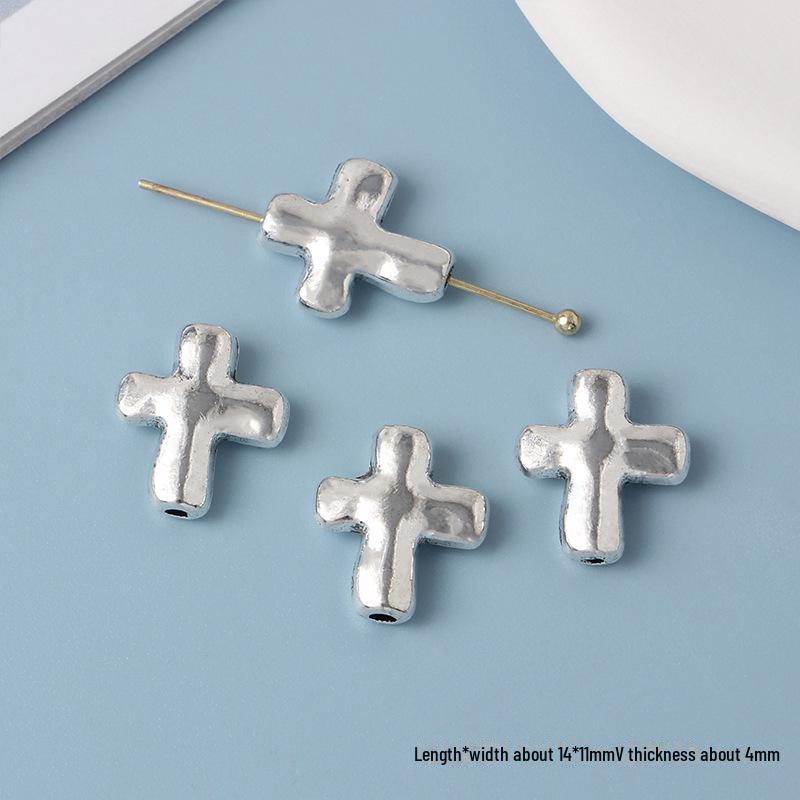 Συλλογή Κοσμημάτων με Χάντρες από Κράμα Cross Knight Our Lady: Χειροποίητα DIY βραχιόλια, κολιέ και σκουλαρίκια υλικά