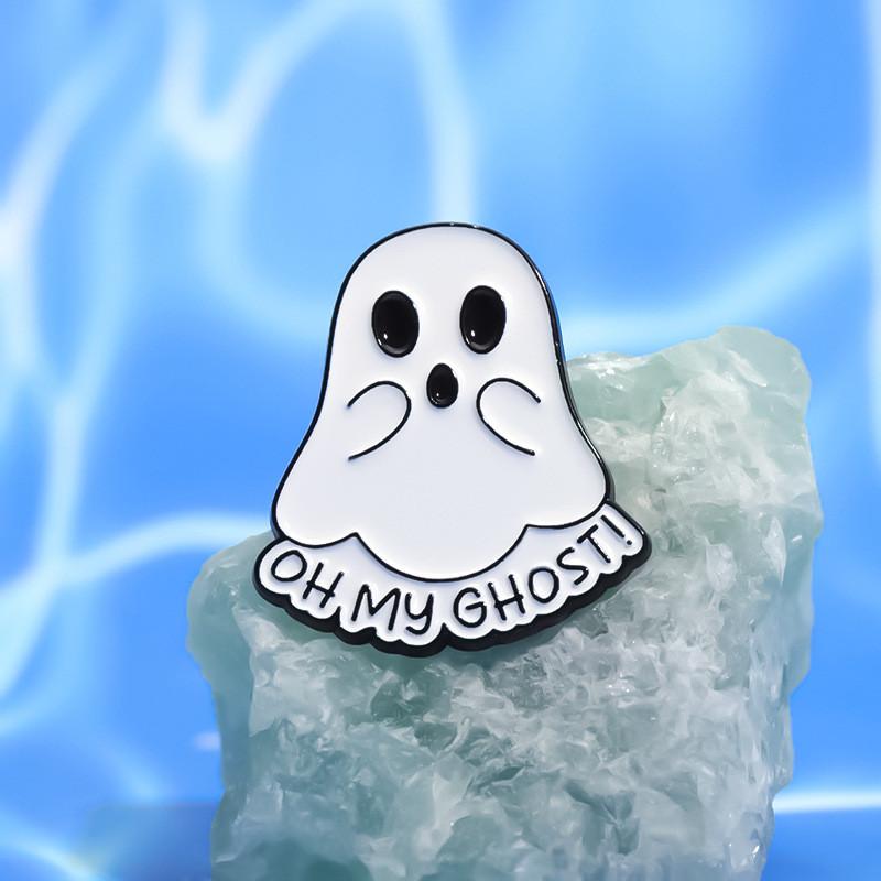 Fun Whimsical And Cartoon Ghost Brooch Stylish And Personalized Gift For Enthusiasts Halloween