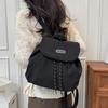 Schoolbag Lightweight Travel Backpack Women's 1011 New Fashion Casual Large Capacity School Bag College Student Handbag