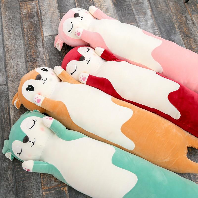 Long Plush Deer Stuffed Toy Pillow Adults Soft Cuddle Companion Sleep Aid 70-130cm