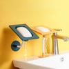 New Soap Box Drain Free Punching Wall Toilet Drainage Soap Rack Creative Adjustable Soap Rack