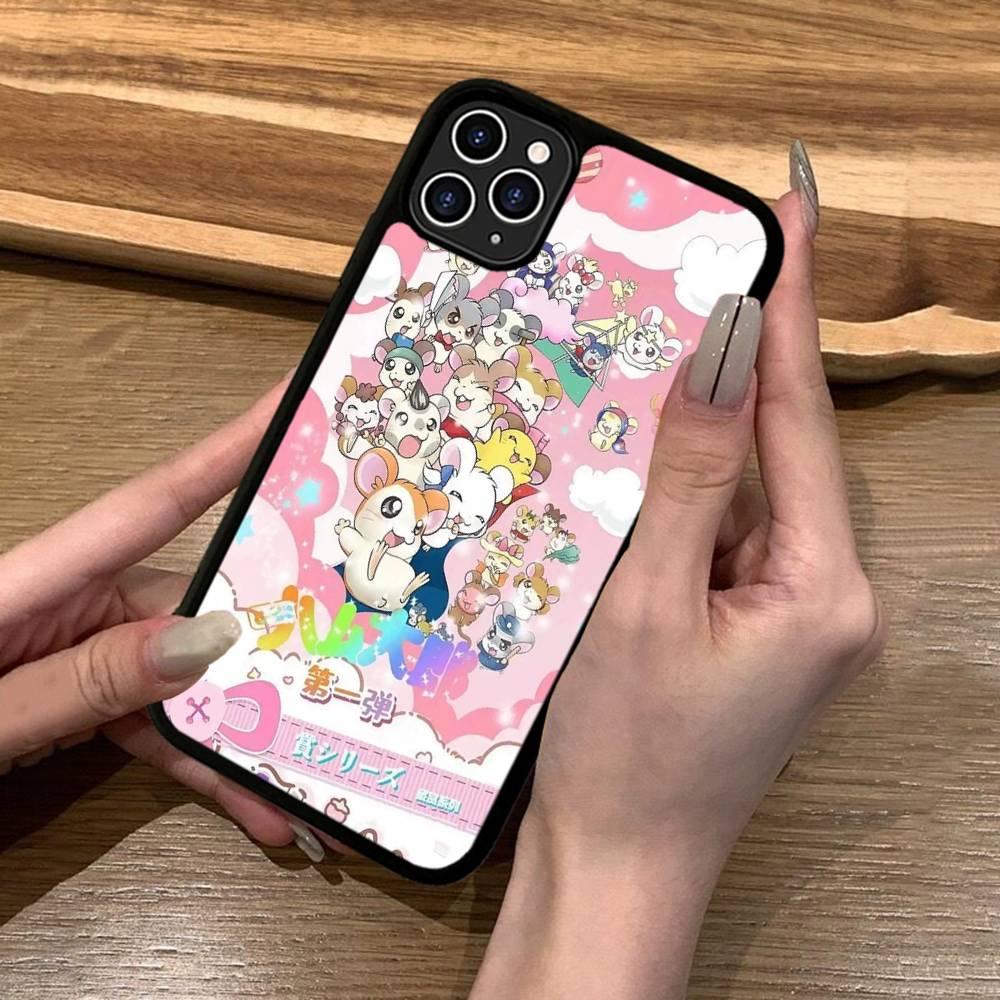 

Hamtaro Cute Hamster Kawaii Lovely For IPhone 17 16 15 14 13 12 11 Mini Pro Max Plus PC+TPU Back Phone Cover iPhone 16 pro