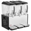 Commercial Beverage Dispenser 3 Tanks 12 L / 12.7 QT Per Tank, Stainless Steel Juice Dispenser, Ice Tea Drink Machine with 7 to 12 Cooling