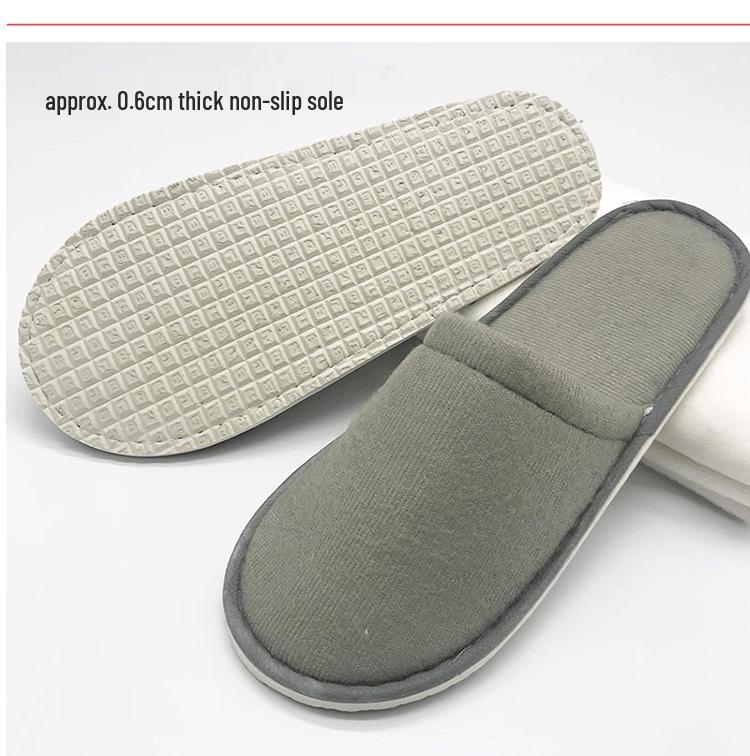 Thickened Non-Slip Disposable Slippers for Hotels and B&Bs