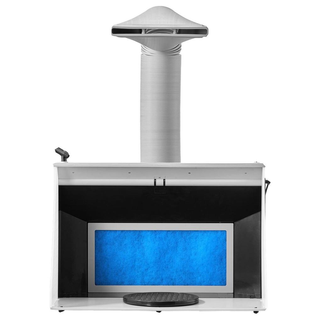Airbrush Spray Booth, Dual Fans, 545 X 475 X 370 Mm, Portable Hobby Airbrush Paint Spray Booth Kit with 3 LED Lights and Exhaust Extension Hose, for