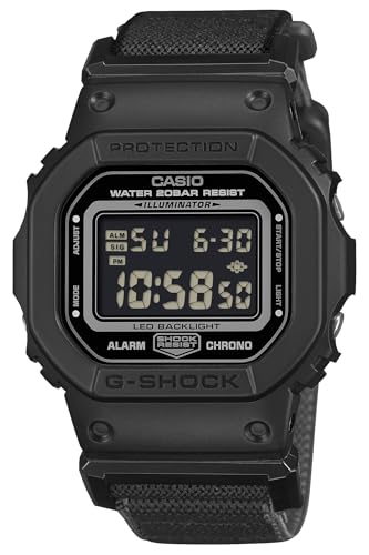 Casio] Наручные часы G-Shock [Оригинальный японский товар] DW-5600MNC-1JF Мужские Черные с эколог...