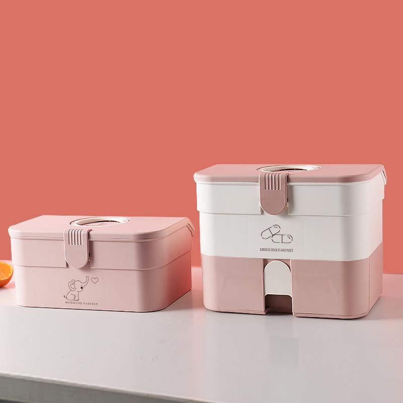 Portable Multi-layer Medicine Chest: Large Drawer-type First Aid Storage Box