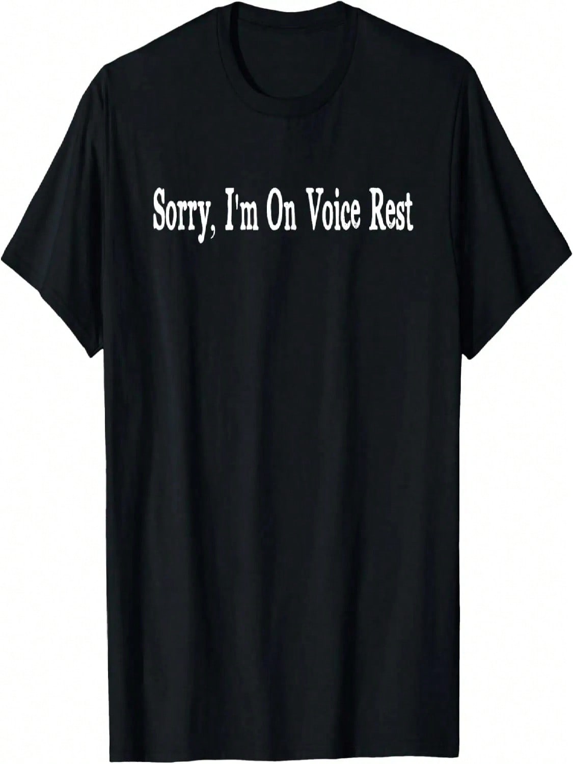 Sorry I m On Voice Rest Funny T-Shirt S разноцветный