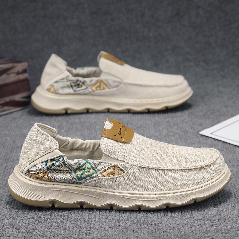 Cloth shoes summer breathable casual shoes lazy canvas shoes stitched shoes 39