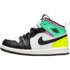 Air 1 Mid TD Pastelowe Dziecięce Sneakersy Białe Volt Zielony-Glow 640735-175
