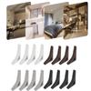 4pcs Door Handle Stopper Multipurpose Prevents Collision  Thickened Door Wedge Stopper for Doo