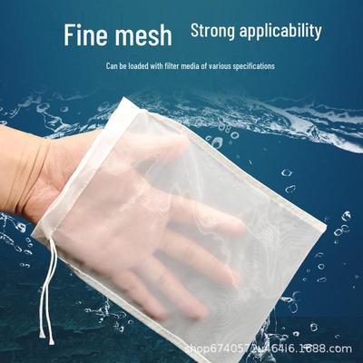 Nylon Mesh Fish Tank Filter Bag - 200 Mesh for Water Purification and Waste Removal