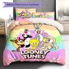 Classic Cartoon Pattern Bedding Quilt Set Quilt Cover Pillowcase Home Decoration Gift (1 * duvet cover + 2 * pillowcase, without core)
