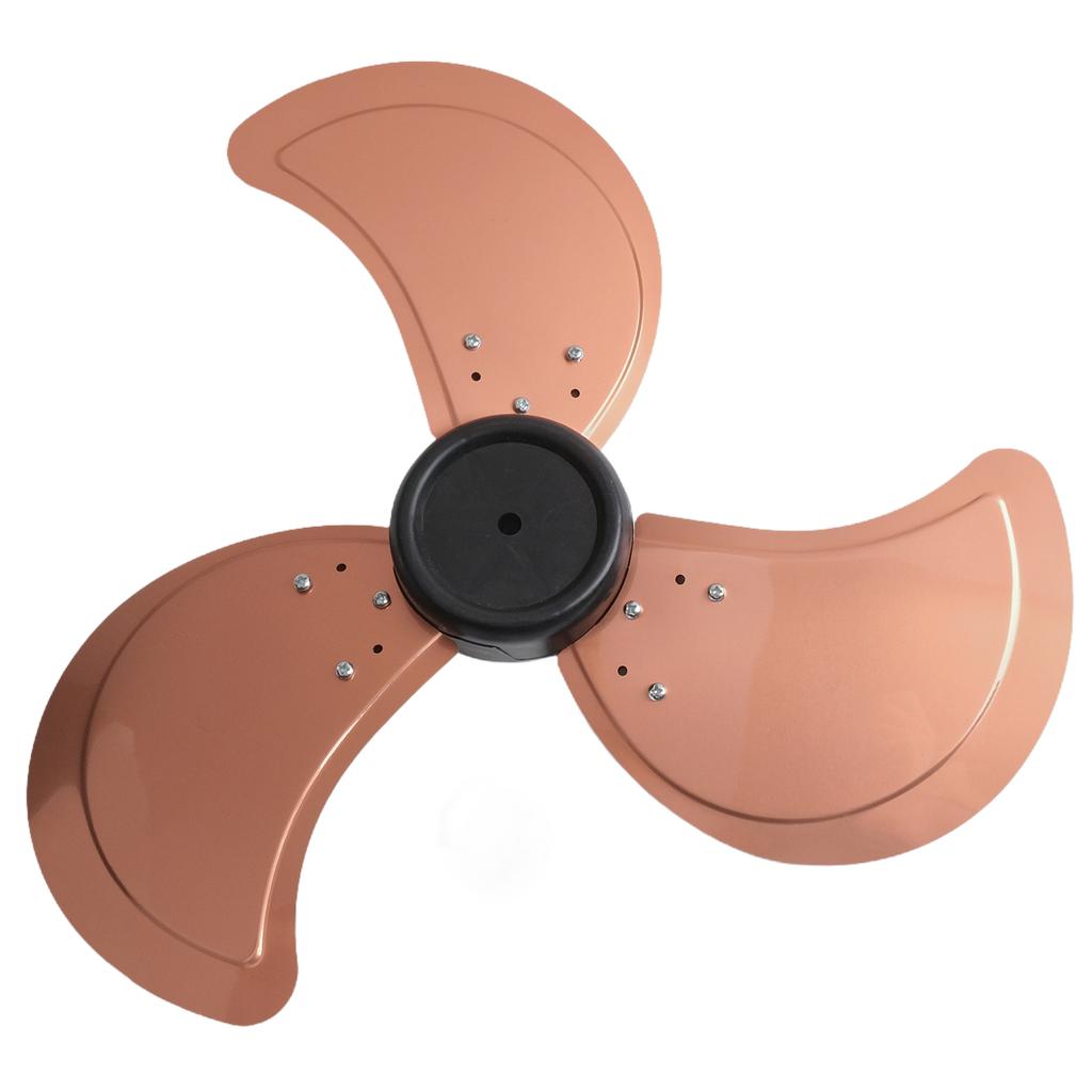 Electric Fan Blades Fan Replacement Parts Easy Installation Lightweight Aluminum Nut Cover Included 16 Inch 36cm Office Use