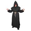 Halloween Costume Cosplay Medieval Hooded Robe Costume Monk Friar Robes Priest Costume Christian
